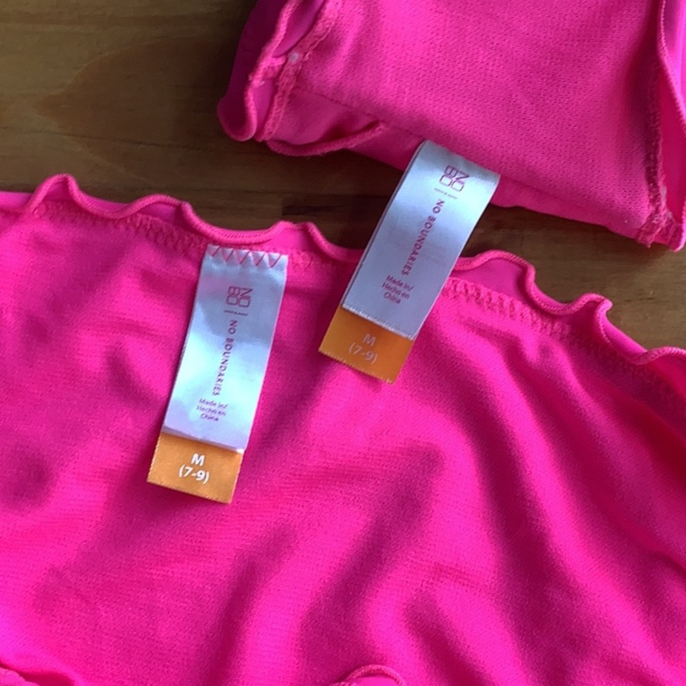 No Boundaries Vibrant Pink Bikini Top and Bottoms - Picture 4 of 4